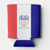 Flagge von Cleveland, Ohio Can Cooler Dosenkühler (Rückseite)