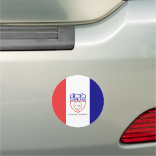 Flagge von Cleveland, Ohio Car Magnet