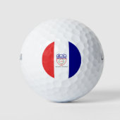 Flagge von Cleveland, Ohio Golf Balls Golfball (Vorderseite)