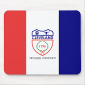 Flagge von Cleveland, Ohio Mouse Pad Mousepad (Vorne)