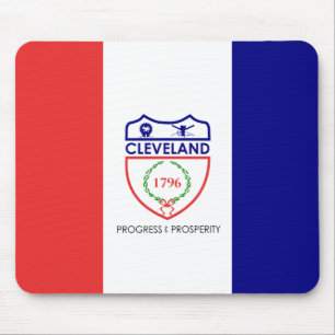 Flagge von Cleveland, Ohio Mouse Pad Mousepad