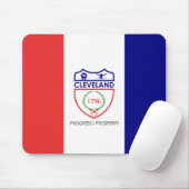 Flagge von Cleveland (Ohio) Mousepad (Mit Mouse)