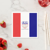 Flagge von Cleveland, Ohio Napkins Serviette (Beispiel)