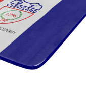 Flagge von Cleveland (Ohio) Schneidebrett (Ecke)