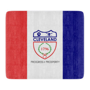 Flagge von Cleveland (Ohio) Schneidebrett