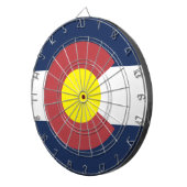Flagge von Colorado Dartscheibe (Vorderseite rechts)