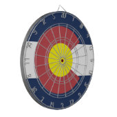 Flagge von Colorado Dartscheibe (Vorderseite Links)