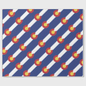 Flagge von Colorado Geschenkpapier (Flach)