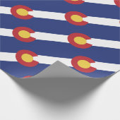 Flagge von Colorado Geschenkpapier (Ecke)