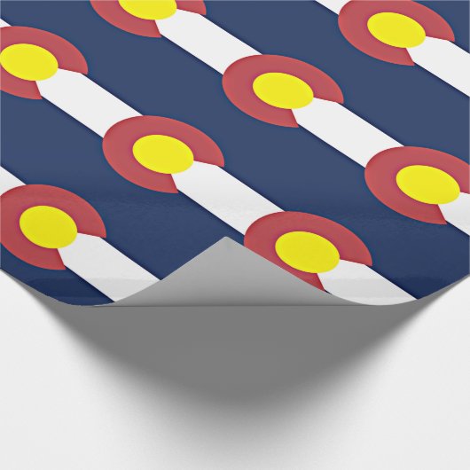 Flagge von Colorado Geschenkpapier (Ecke)