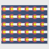 Flagge von Colorado Geschenkpapier (Flach)