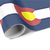 Flagge von Colorado Geschenkpapier (Rolleneckpunkt)