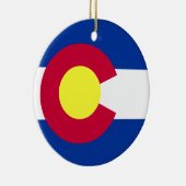 Flagge von Colorado Keramikornament (Rechts)