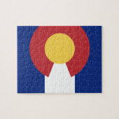 Flagge von Colorado Puzzle (Horizontal)