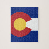 Flagge von Colorado Puzzle (Vertikal)
