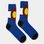 Flagge von Colorado Socken (Rechts)