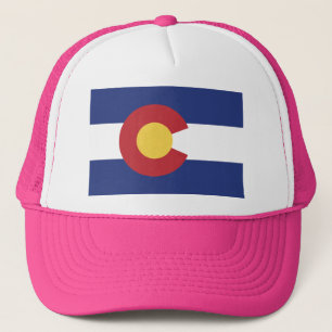 Flagge von Colorado Truckerkappe