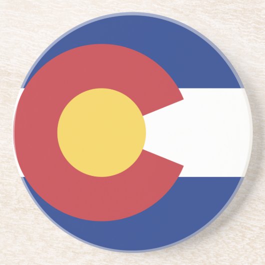 Flagge von Colorado Untersetzer (Vorne)