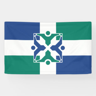Flagge von Columbia (Missouri) Banner