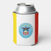 Flagge von Columbus, Ohio Can Cooler Dosenkühler (Kanne Rückseite)