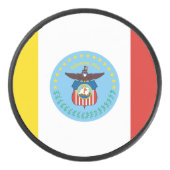 Flagge von Columbus, Ohio Hockey Puck (Vorderseite)