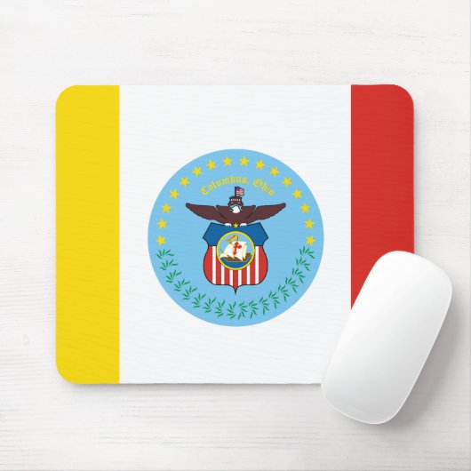 Flagge von Columbus, Ohio-Maus-Pad Mousepad (Mit Mouse)