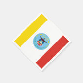 Flagge von Columbus, Ohio Papier Servietten (Ecke)