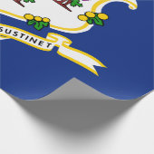 Flagge von Connecticut (US-Staat) Geschenkpapier (Ecke)