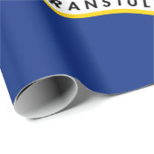 Flagge von Connecticut (US-Staat) Geschenkpapier (Rolleneckpunkt)