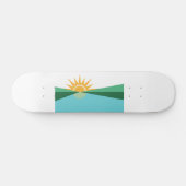 Flagge von Coral Springs, Florida Skateboard (Horizontal)