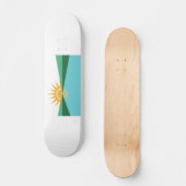 Flagge von Coral Springs, Florida Skateboard (Vorderseite)