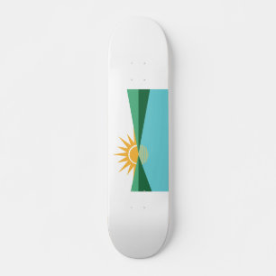 Flagge von Coral Springs, Florida Skateboard
