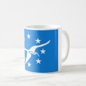Flagge von Corpus Christi Kaffeetasse (VorderseiteRechts)