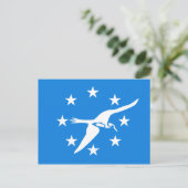 Flagge von Corpus Christi Postkarte (Stehend Vorderseite)
