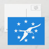 Flagge von Corpus Christi Postkarte (Vorne/Hinten)