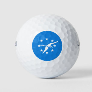 Flagge von Corpus Christi, Texas Golfball