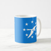 Flagge von Corpus Christi, Texas Kaffeetasse (VorderseiteRechts)