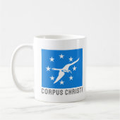 Flagge von Corpus Christi, Texas Kaffeetasse (Links)
