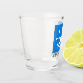 Flagge von Corpus Christi, Texas Schnapsglas (Links)