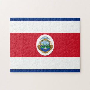 Flagge von Costa Rica Puzzle
