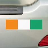 Flagge von Côte d'Ivoire Autoaufkleber (Auf Auto)