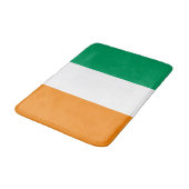Flagge von Côte d'Ivoire Badematte (Schrägansicht)