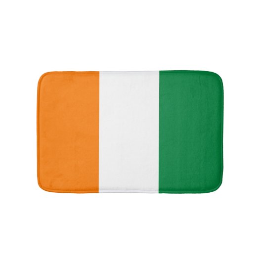 Flagge von Côte d'Ivoire Badematte (Vorderseite)