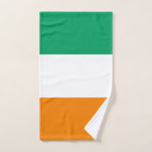 Flagge von Côte d'Ivoire Badhandtuch Set (Handtuch)