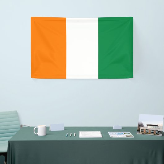 Flagge von Côte d'Ivoire Banner (Messeveranstaltung)