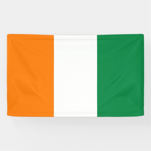 Flagge von Côte d'Ivoire Banner (Horizontal)