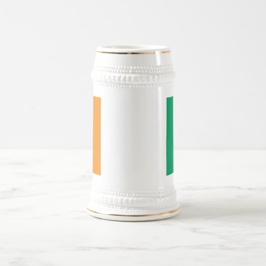 Flagge von Côte d'Ivoire Bierglas (Mittel)