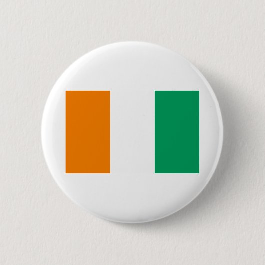 Flagge von Côte d'Ivoire Button (Vorderseite)