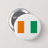 Flagge von Côte d'Ivoire Button (Vorne & Hinten)