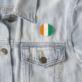 Flagge von Côte d'Ivoire Button (Beispiel)